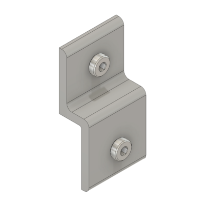 MODULAR SOLUTIONS PANEL CLAMP<br>WIRE MESH PANEL HOLDER SIZE 45 W/ HARDWARE
